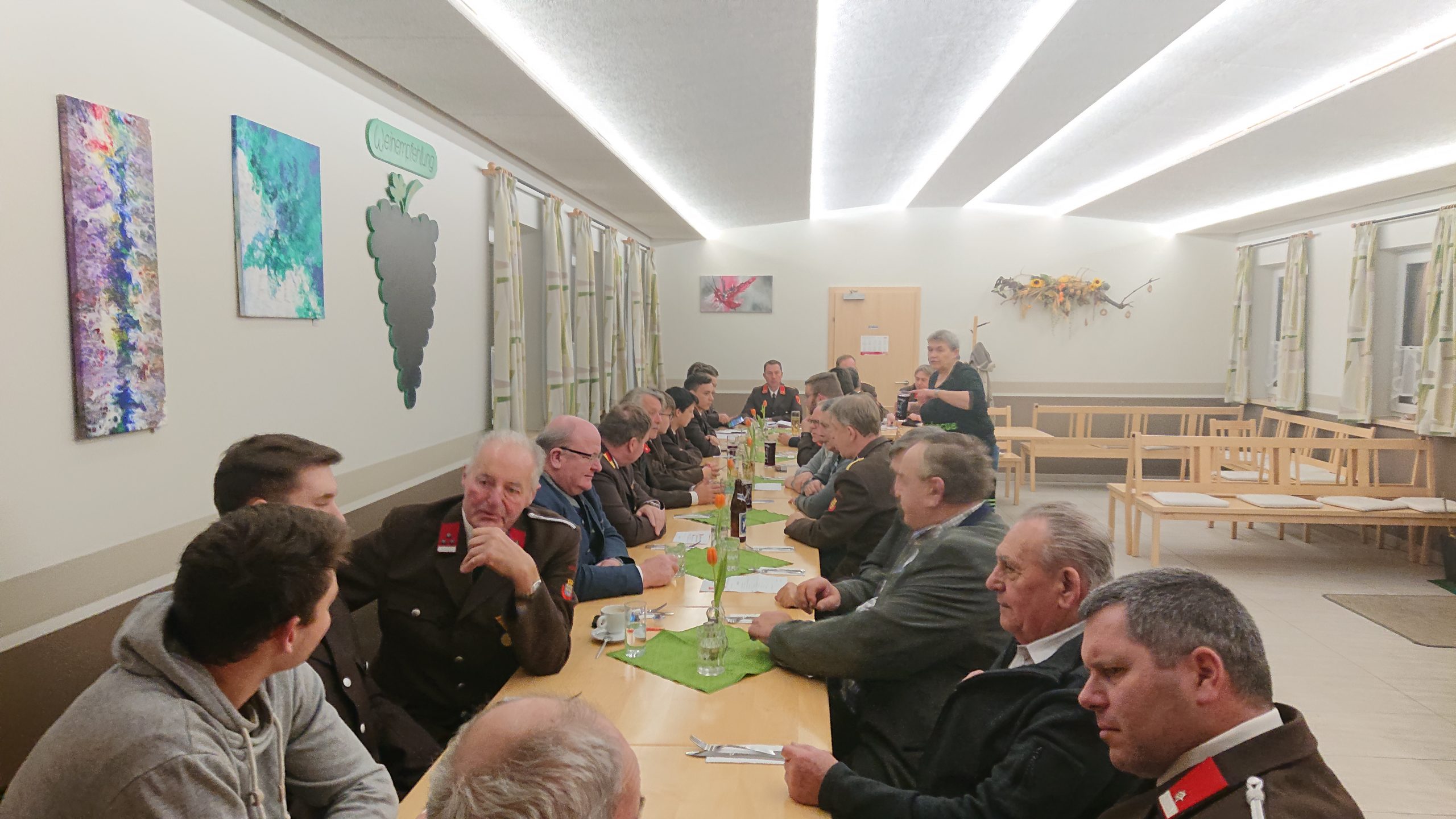 Jahreshauptversammlung FF-Mühlfeld beim  Heurigen „Zum Alten Weinstock“ 
