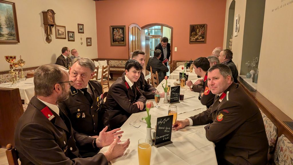 Jahreshauptversammlung FF-Mühlfeld im Landgasthof „Mann“ in Rosenburg
